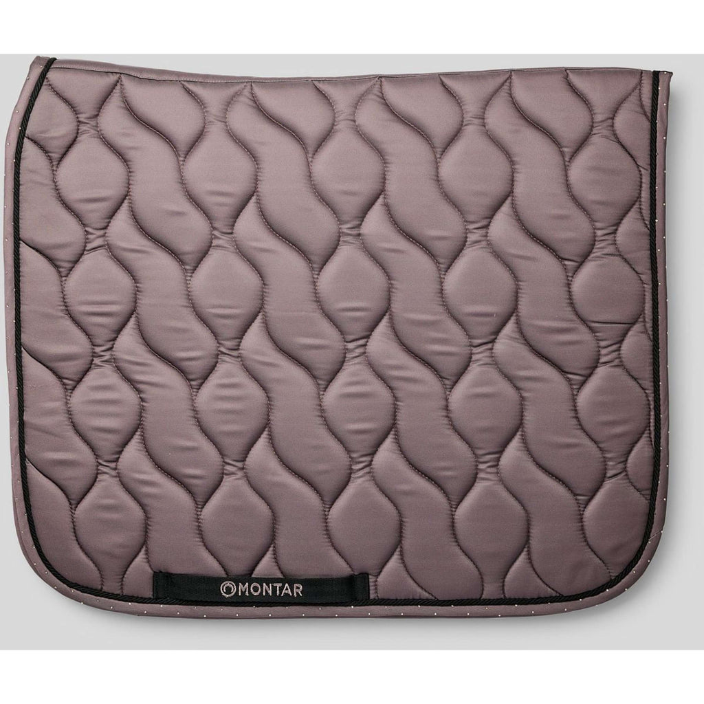 Montar Saddlepad Fair Crystals Dressage Nougat Brown