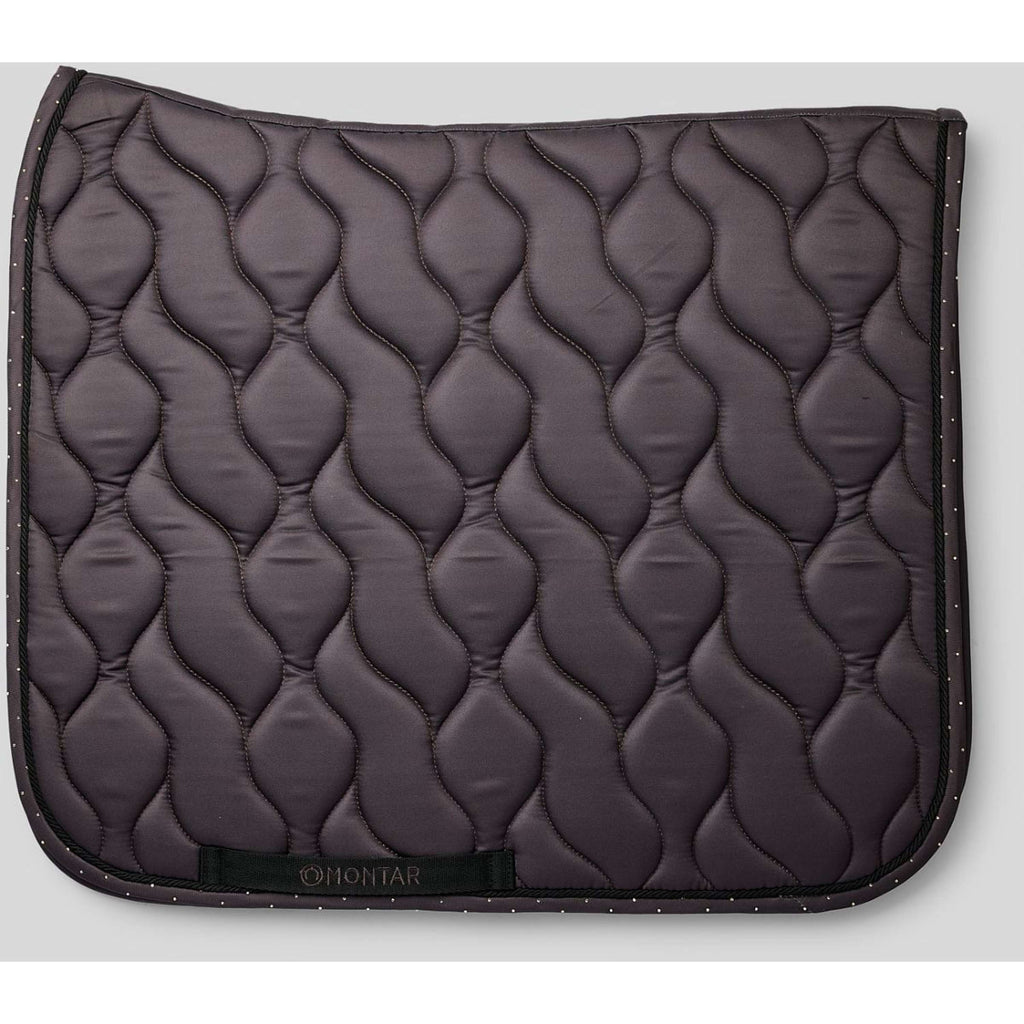 Montar Saddlepad Fair Crystals Dressage Black Peony