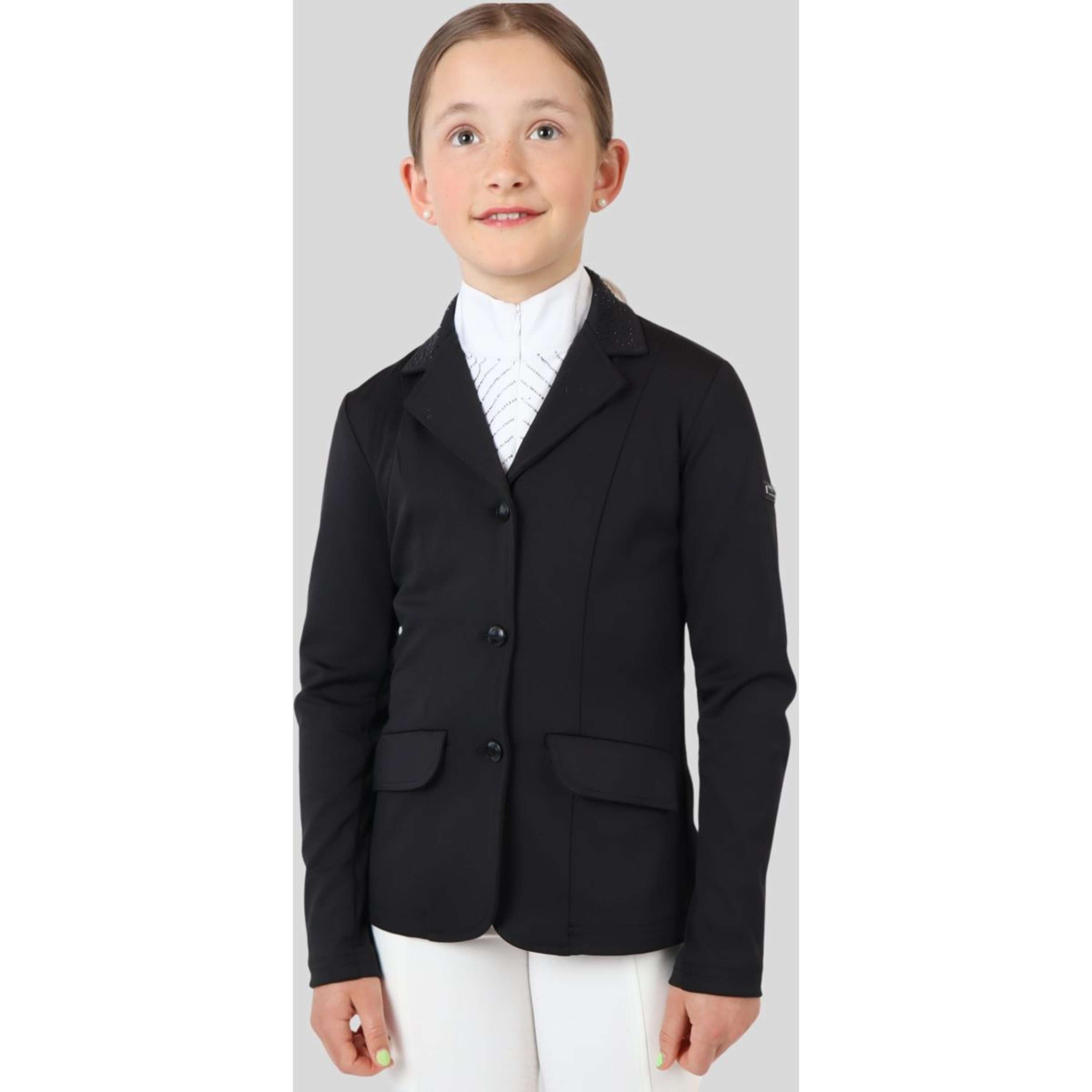 Montar Competition Jacket Crystals Junior Black
