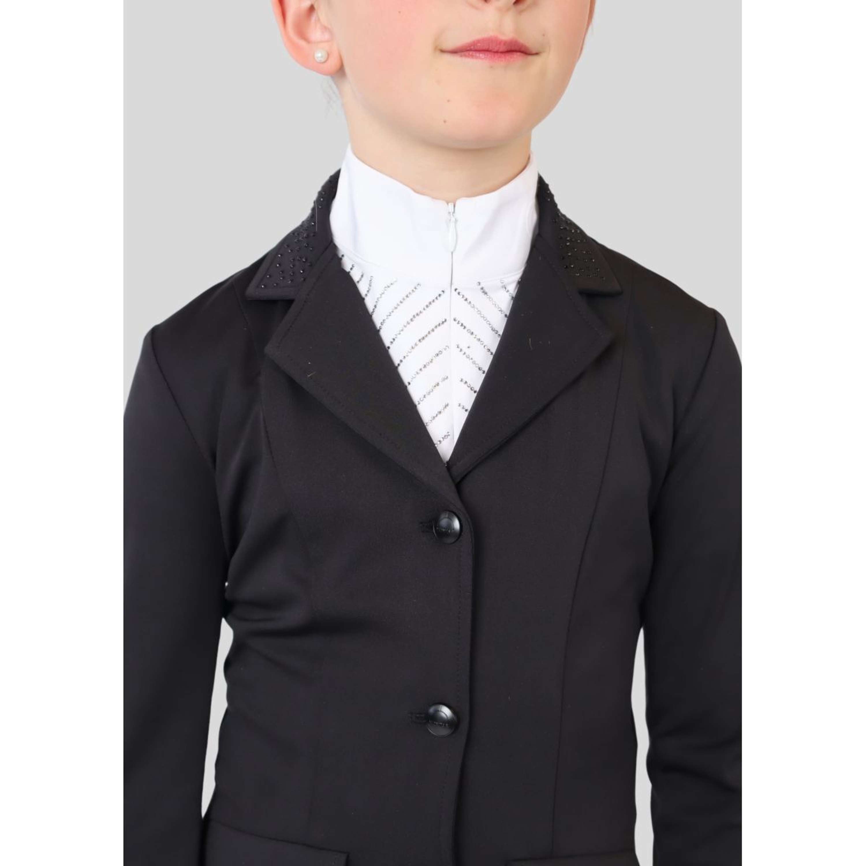 Montar Competition Jacket Crystals Junior Black