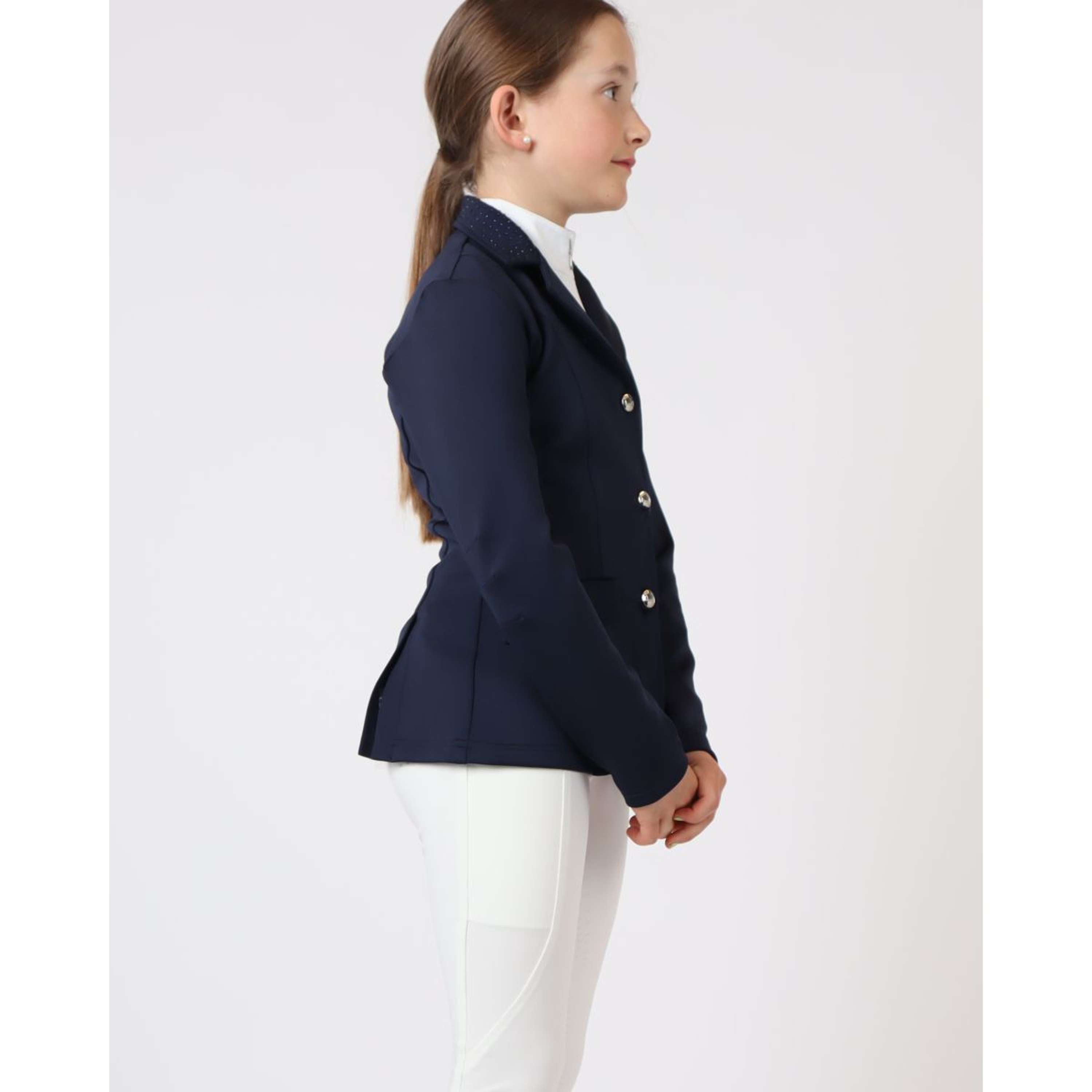 Montar Competition Jacket Crystals Junior Navy