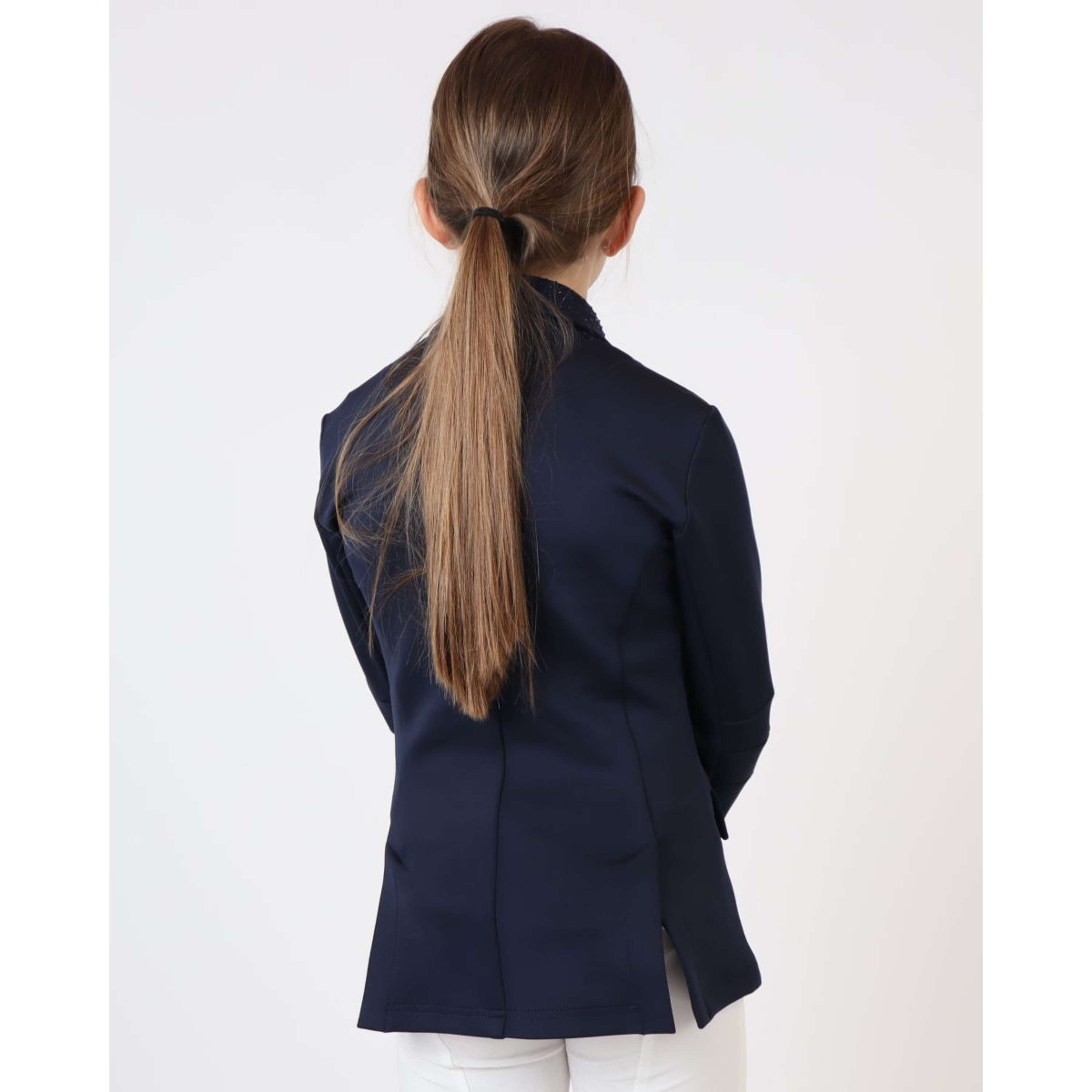 Montar Competition Jacket Crystals Junior Navy