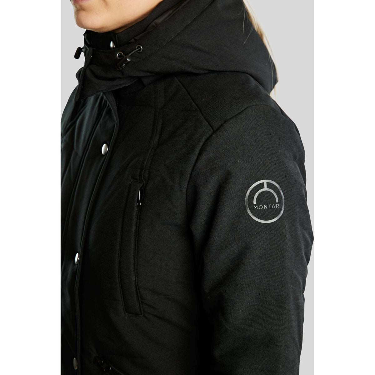 Montar Jacket Dicte Long Water resistant Black