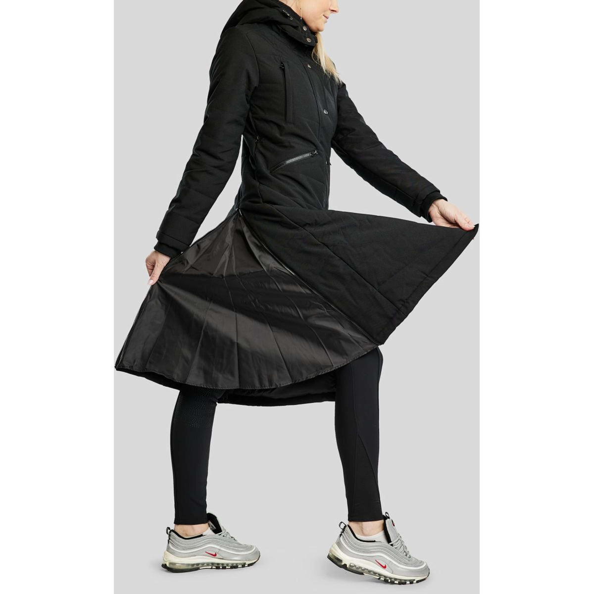 Montar Jacket Dicte Long Water resistant Black