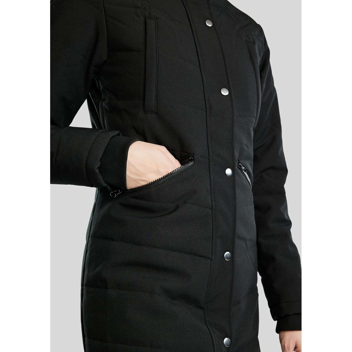 Montar Jacket Dicte Long Water resistant Black