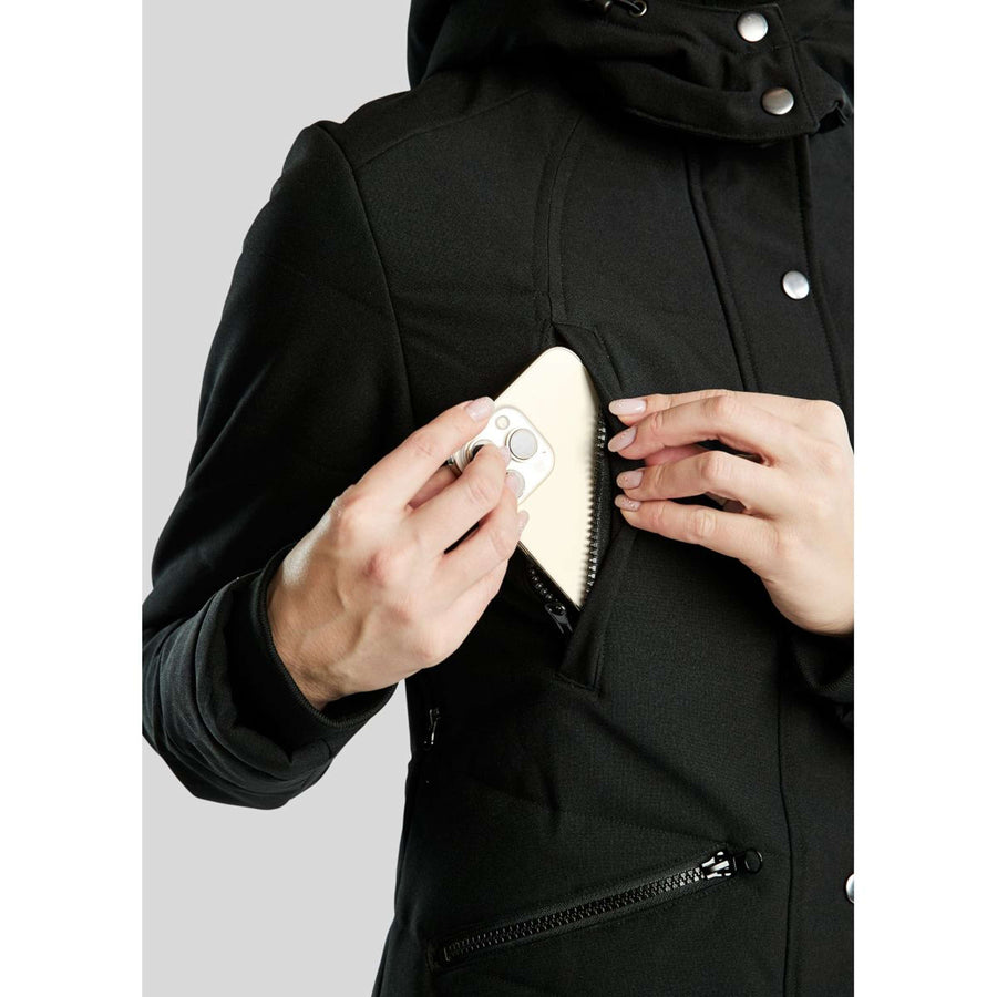 Montar Jacket Dicte Long Water resistant Black