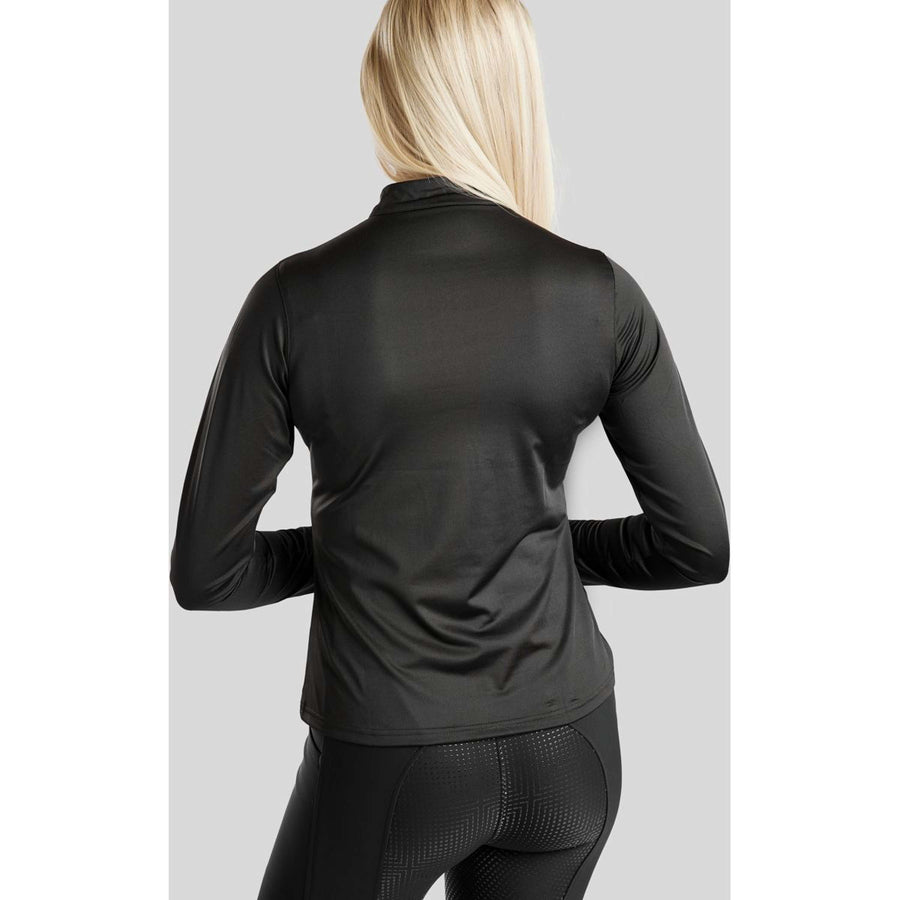 Montar Shirt Everly Crystal Logo Long Sleeves Black