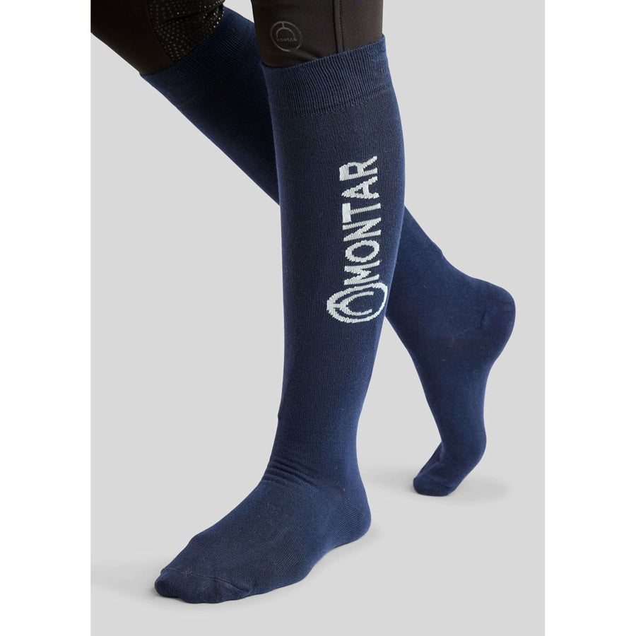 Montar Socks with the Logo Navy