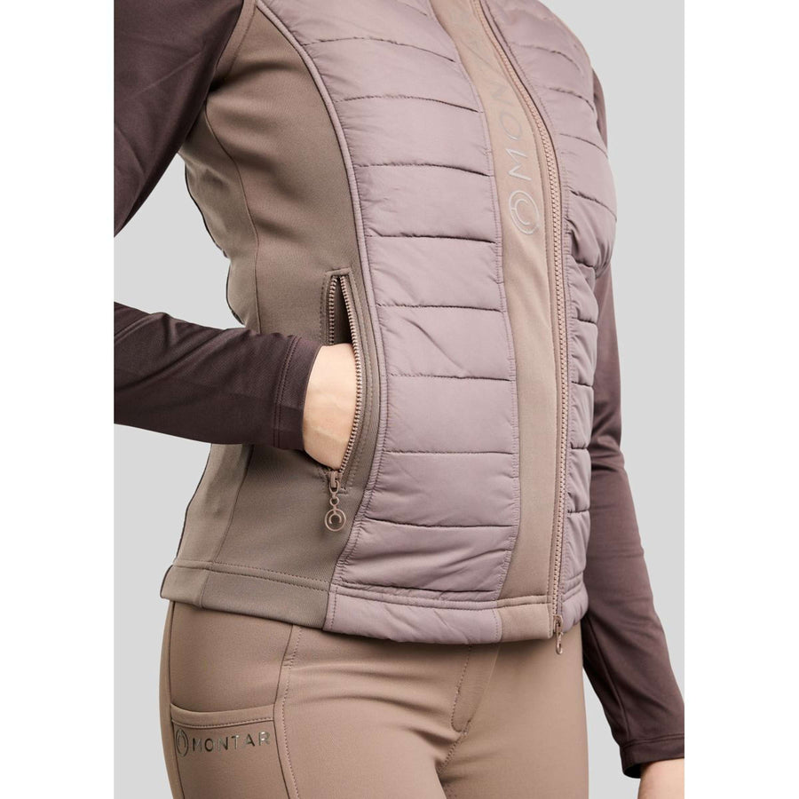 Montar Bodywarmer Emma Quilt Nougat Brown