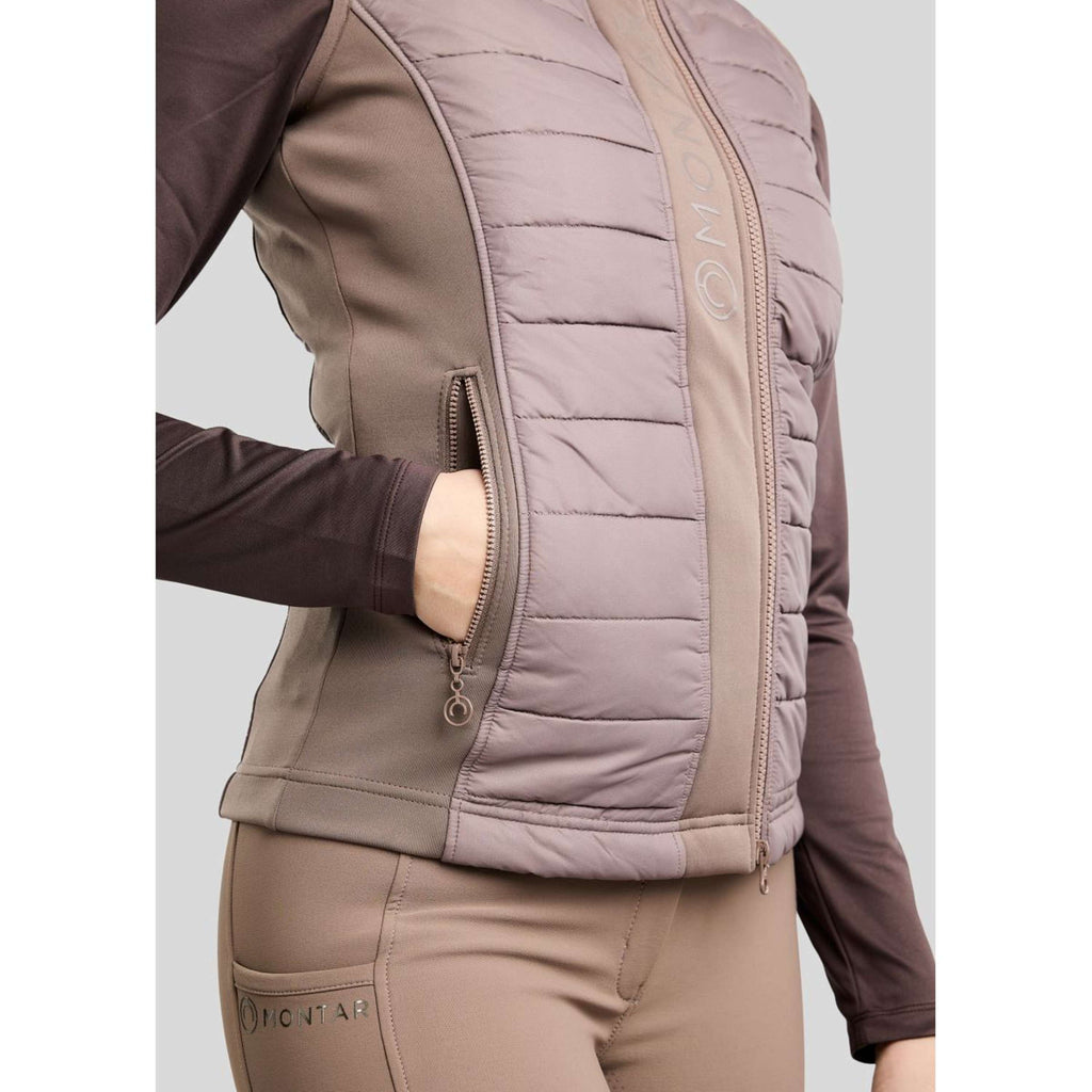 Montar Bodywarmer Emma Quilt Nougat Brown