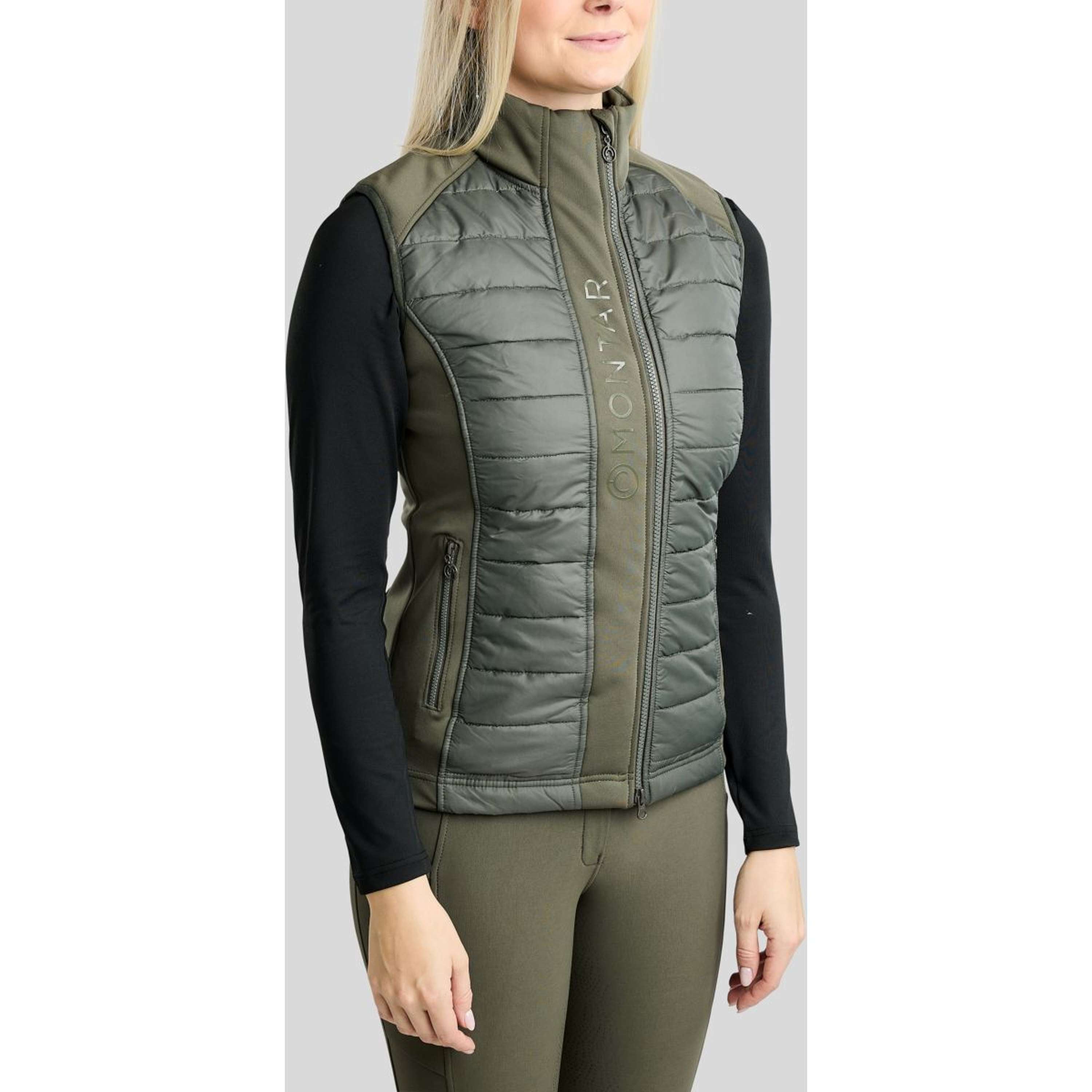 Montar Bodywarmer Emma Quilt Forest Green