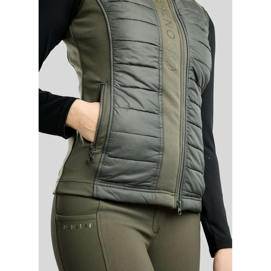 Montar Bodywarmer Emma Quilt Forest Green