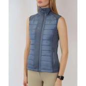 Montar Bodywarmer Emma Quilt Dove Blue