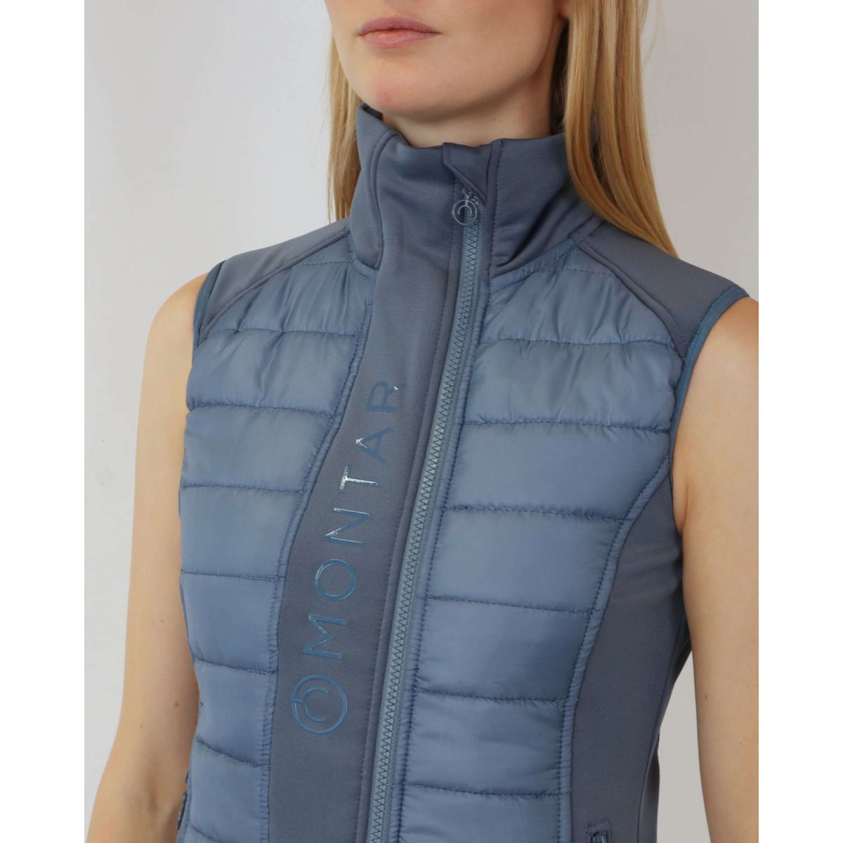 Montar Bodywarmer Emma Quilt Dove Blue