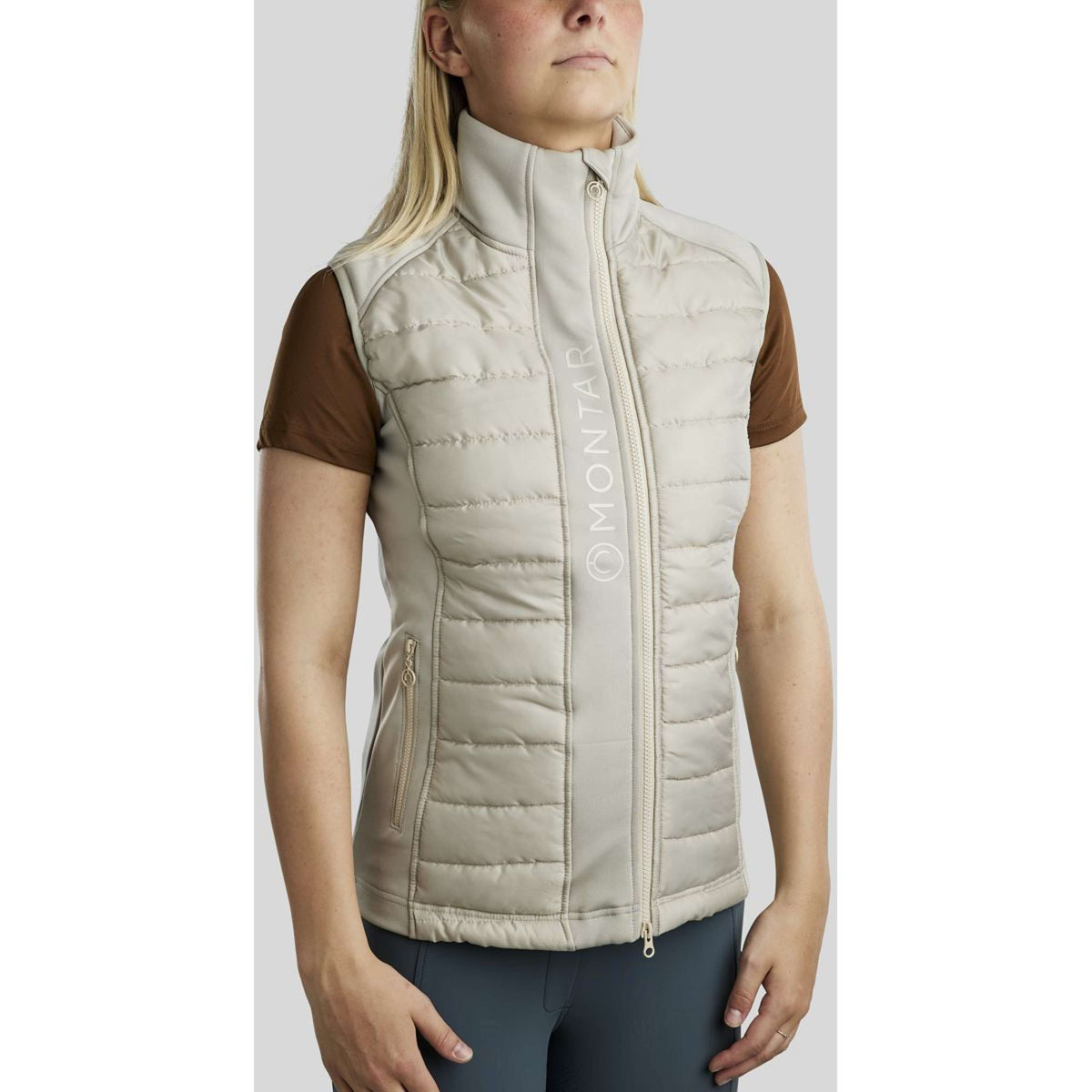Montar Bodywarmer Emma Silver Grey