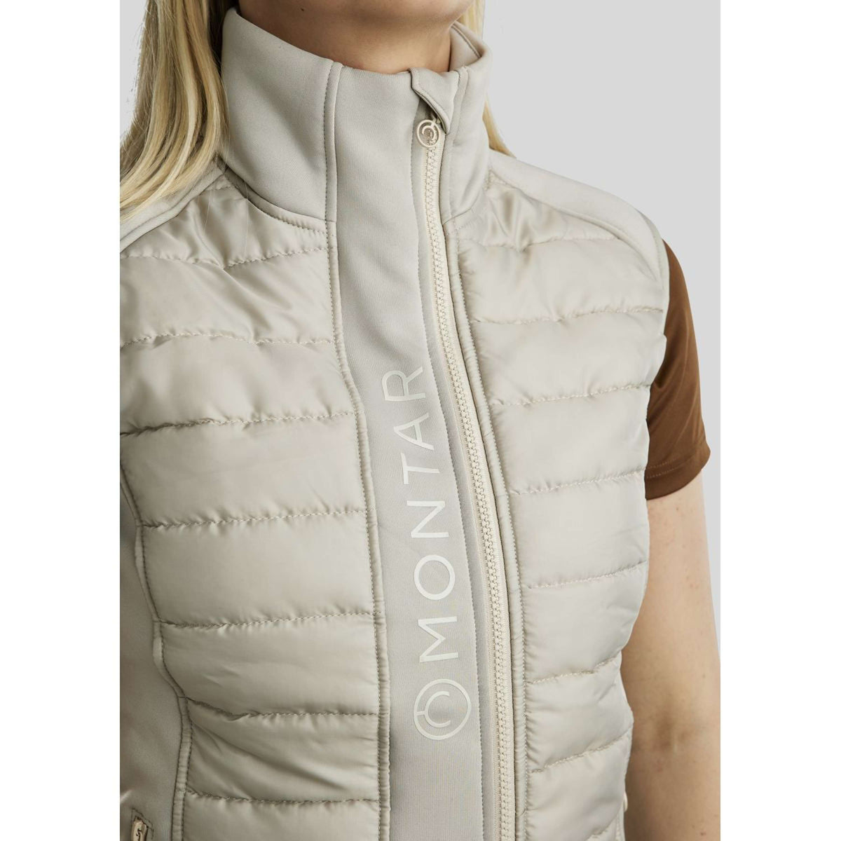 Montar Bodywarmer Emma Silver Grey