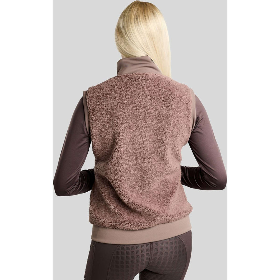 Montar Bodywarmer MoEbba Teddy Pile Golden Quartz Nougat Brown