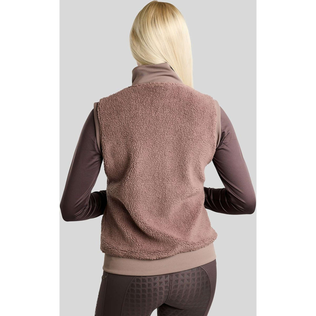 Montar Bodywarmer MoEbba Teddy Pile Golden Quartz Nougat Brown