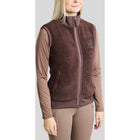 Montar Bodywarmer MoEbba Teddy Pile Golden Quartz Black Peony