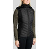 Montar Bodywarmer MoEverline Hybrid Detachable Hood Golden Quartz Crystals Black
