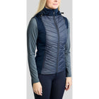 Montar Bodywarmer MoEverline Hybrid Detachable Hood Golden Quartz Crystals Navy
