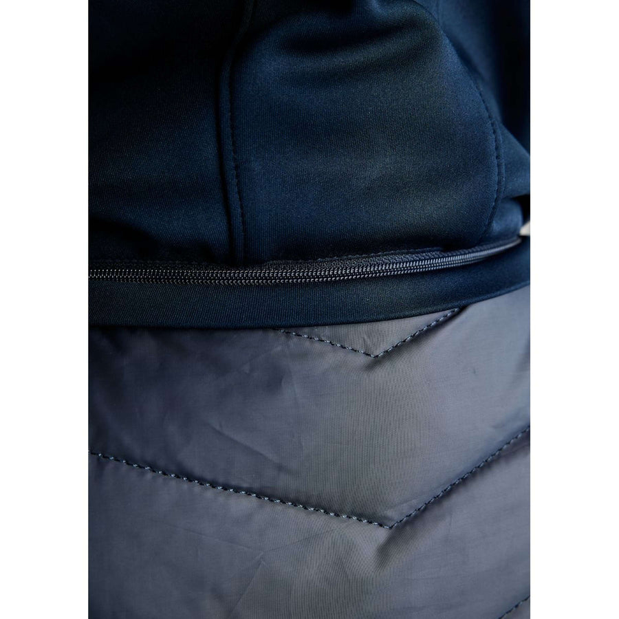 Montar Bodywarmer MoEverline Hybrid Detachable Hood Golden Quartz Crystals Navy