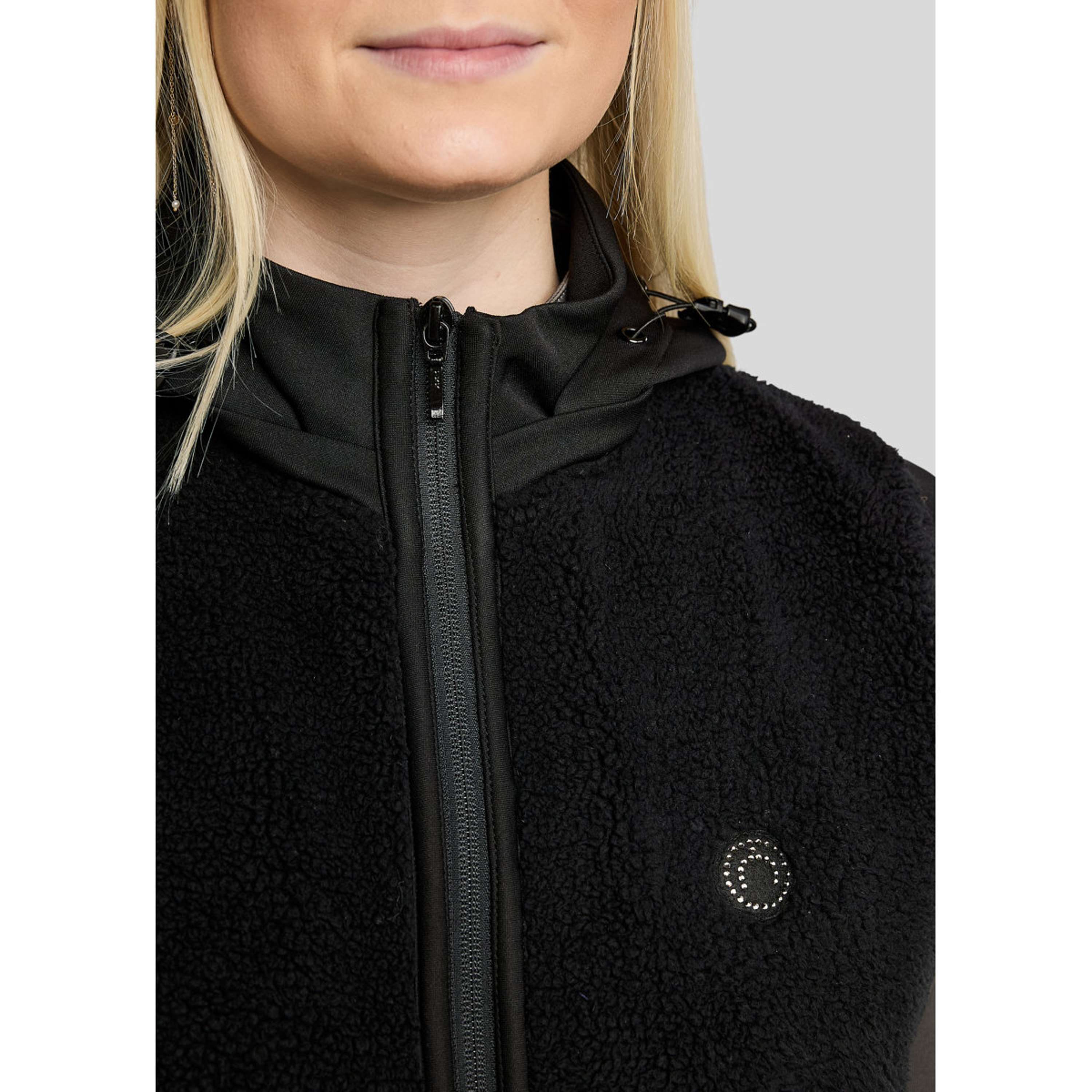Montar Bodywarmer MoMay Teddy Black