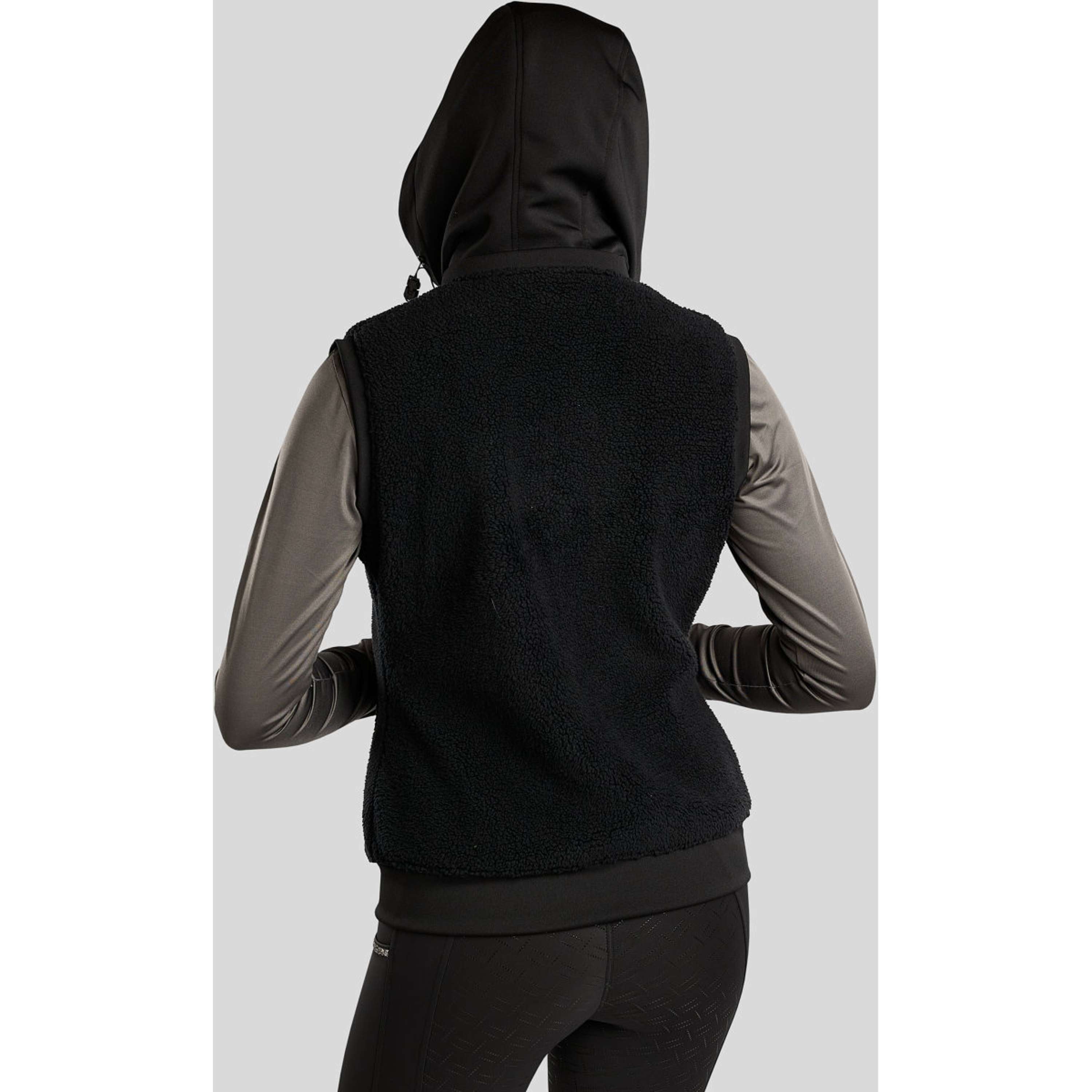 Montar Bodywarmer MoMay Teddy Black