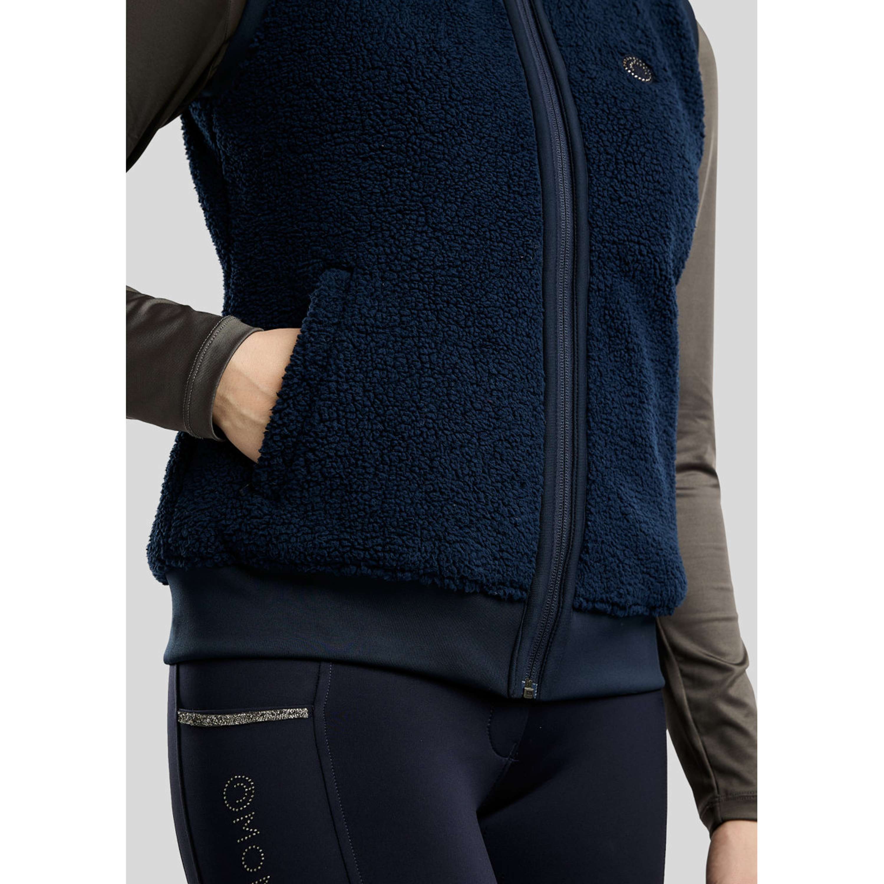 Montar Bodywarmer MoMay Teddy Navy