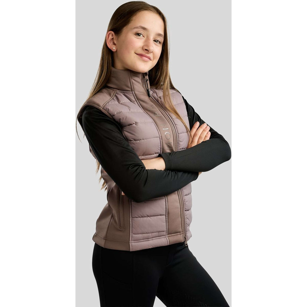 Montar Bodywarmer Emma Quilt Kids Nougat Brown