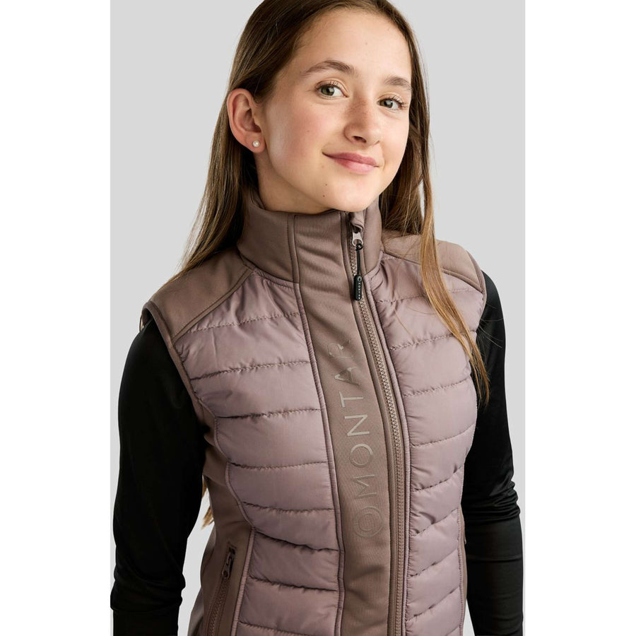 Montar Bodywarmer Emma Quilt Kids Nougat Brown