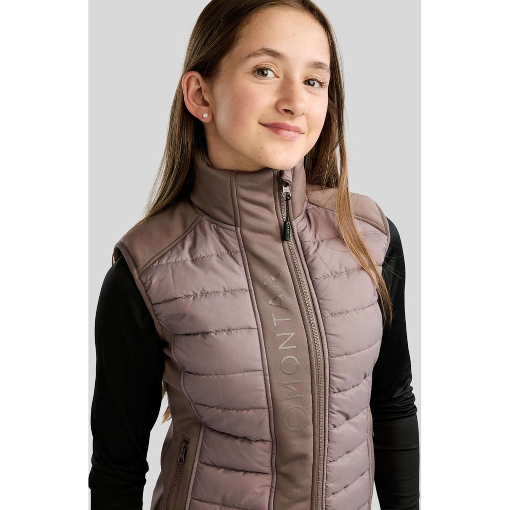 Montar Bodywarmer Emma Quilt Kids Nougat Brown