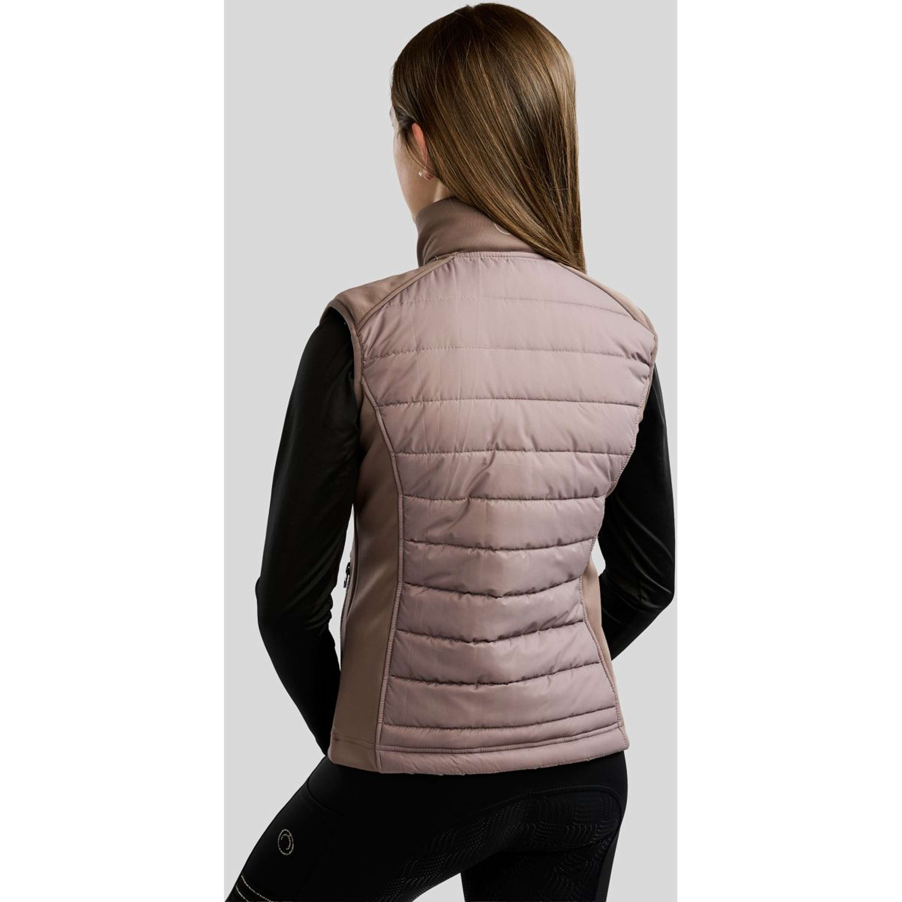 Montar Bodywarmer Emma Quilt Kids Nougat Brown