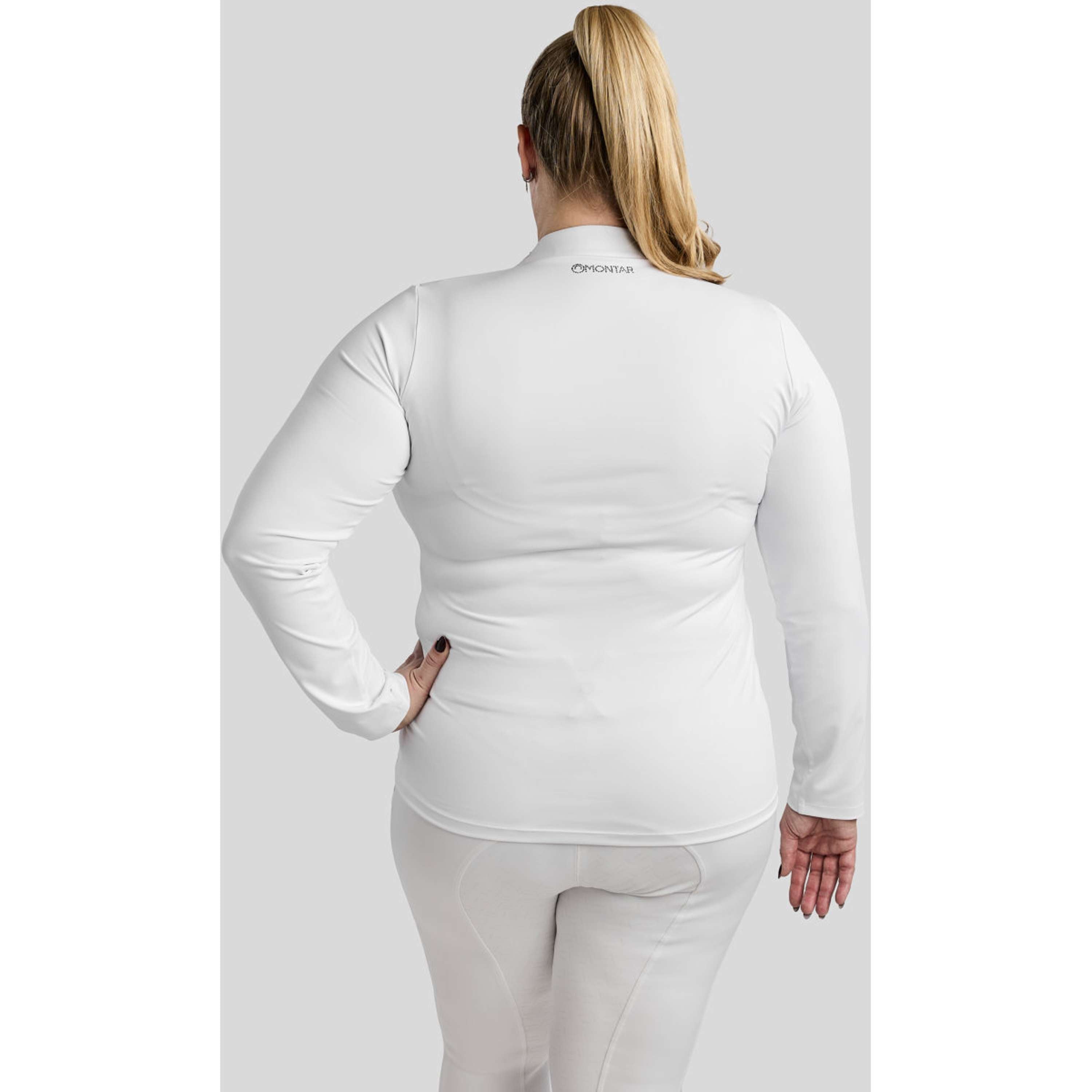 Montar Competition Shirt MoFay Curve Long Sleeves White