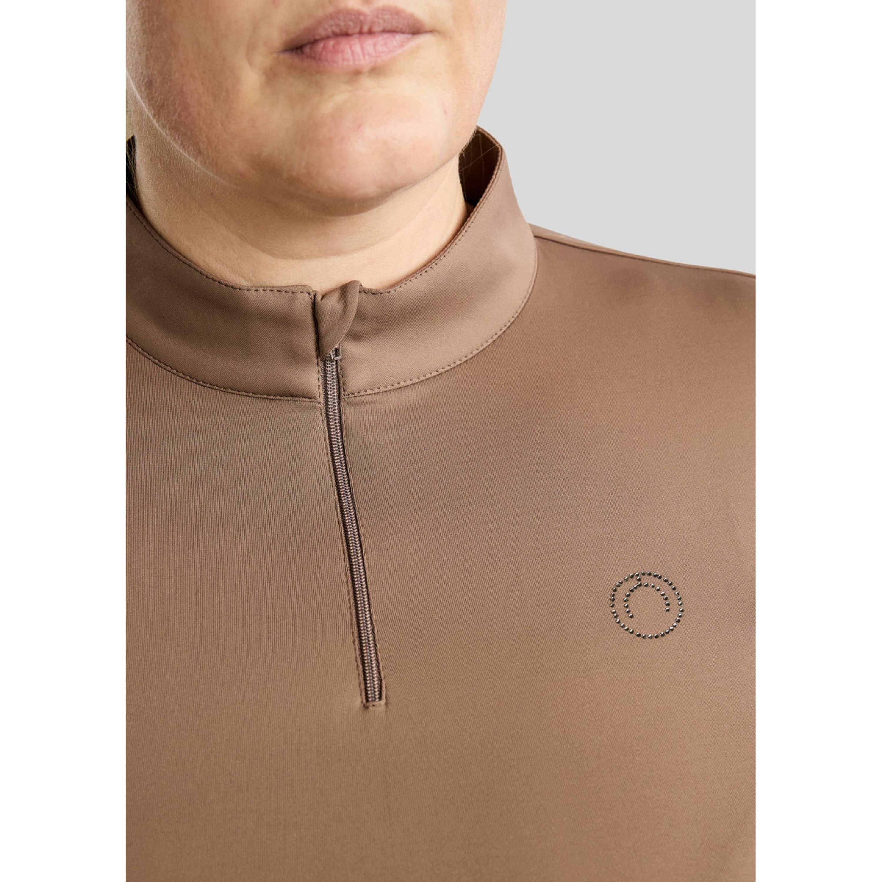Montar Shirt MoFlair Curve Long Sleeves Nougat Brown
