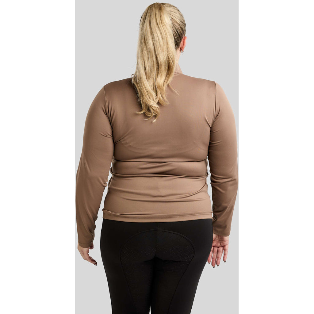 Montar Shirt MoFlair Curve Long Sleeves Nougat Brown