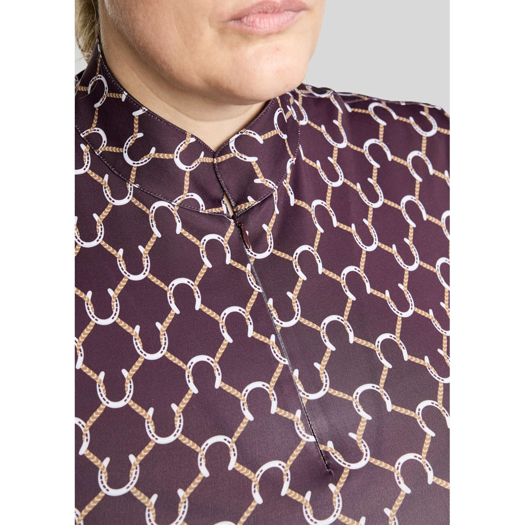 Montar Shirt MoFreya AO Printed Curve Long Sleeves Fig