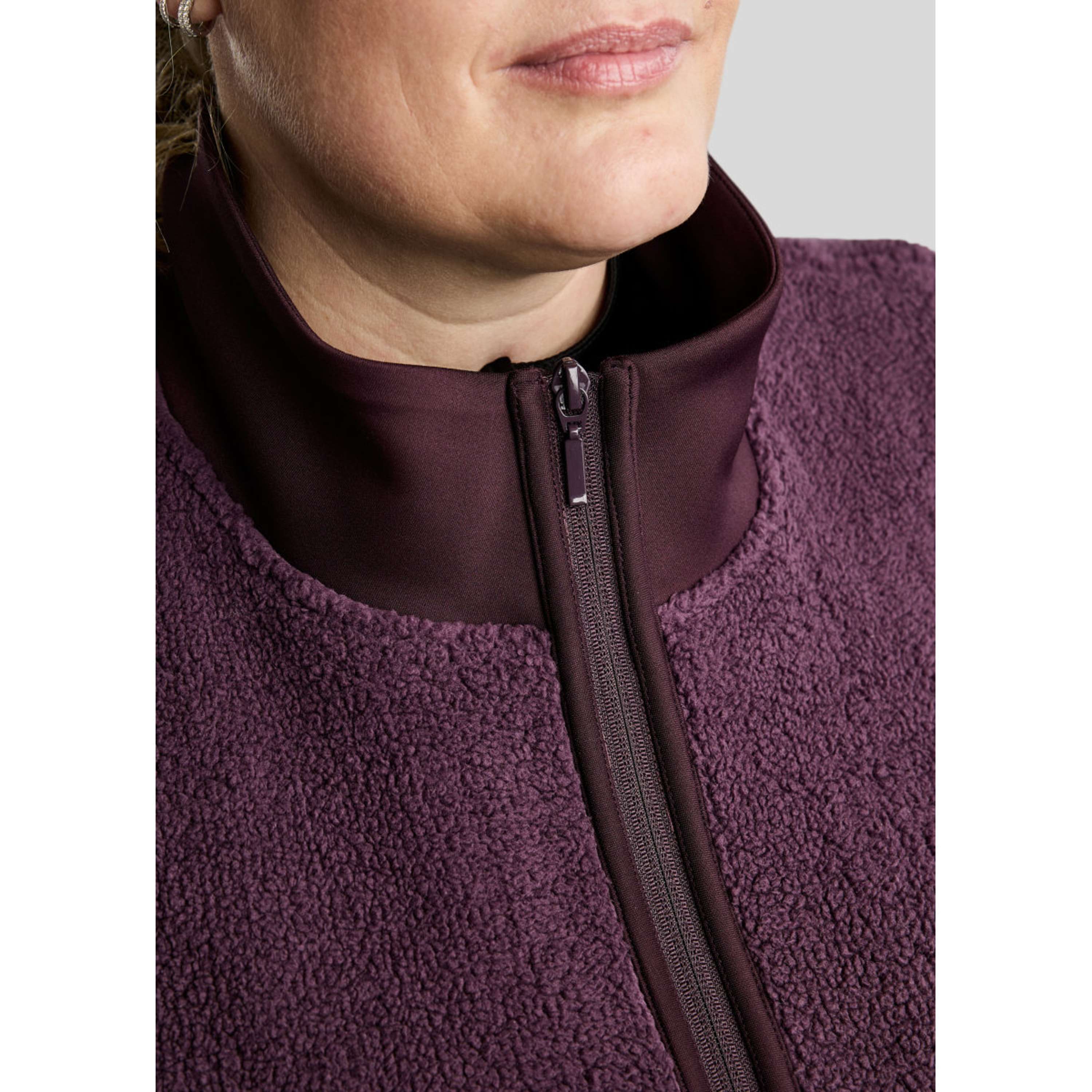 Montar Zip-Hoodie MoFia Curve Teddy Fig