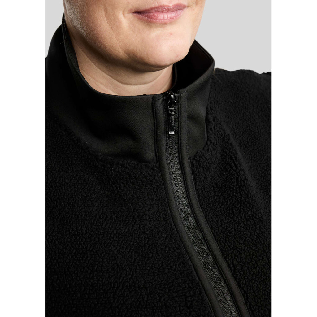 Montar Zip-Hoodie MoFia Curve Teddy Black