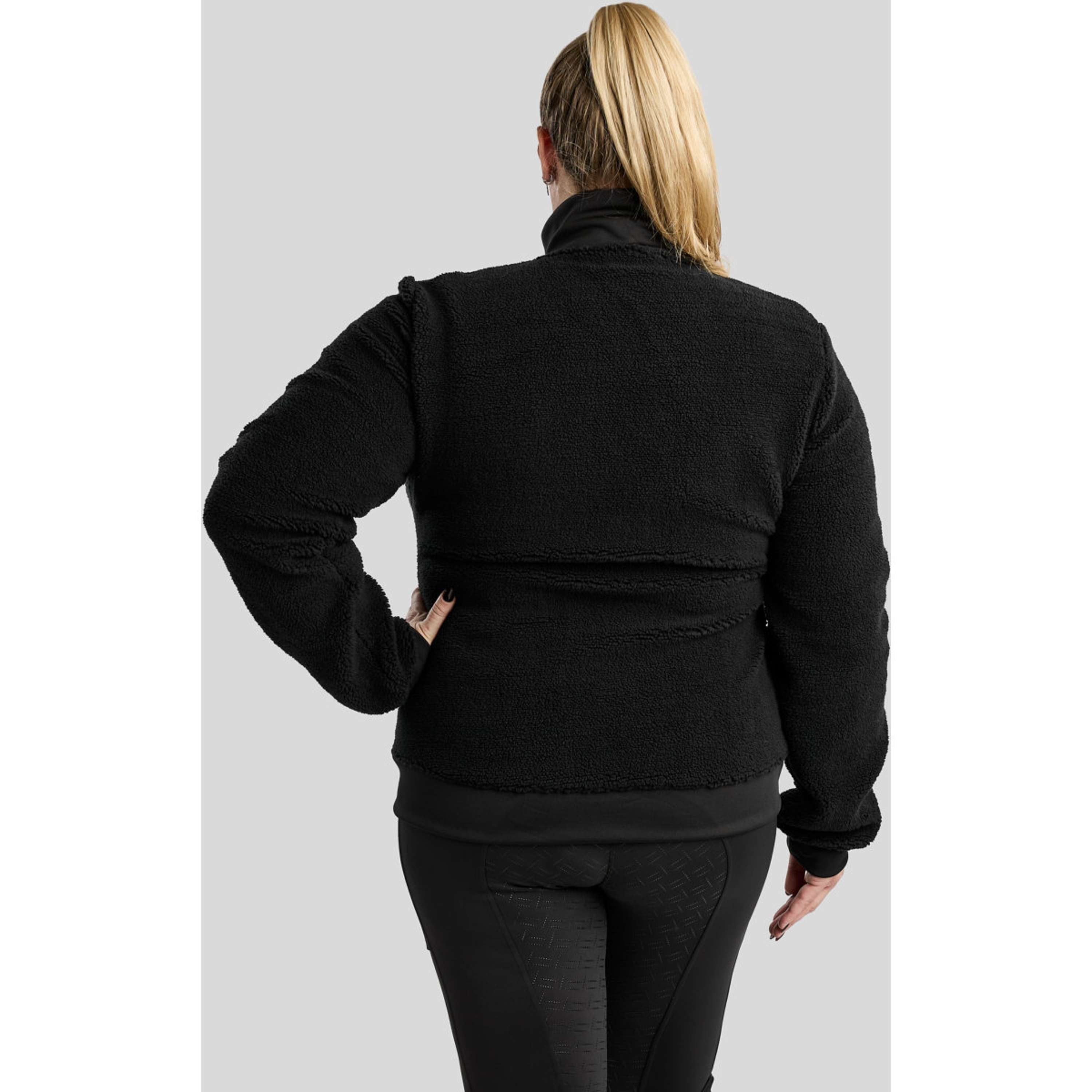 Montar Zip-Hoodie MoFia Curve Teddy Black