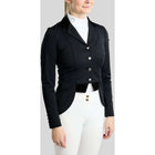 Montar Competition Jacket MoValerie Short Velvet Details Golden Quartz Crystals Black