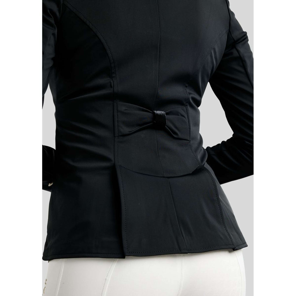 Montar Competition Jacket MoValerie Short Velvet Details Golden Quartz Crystals Black