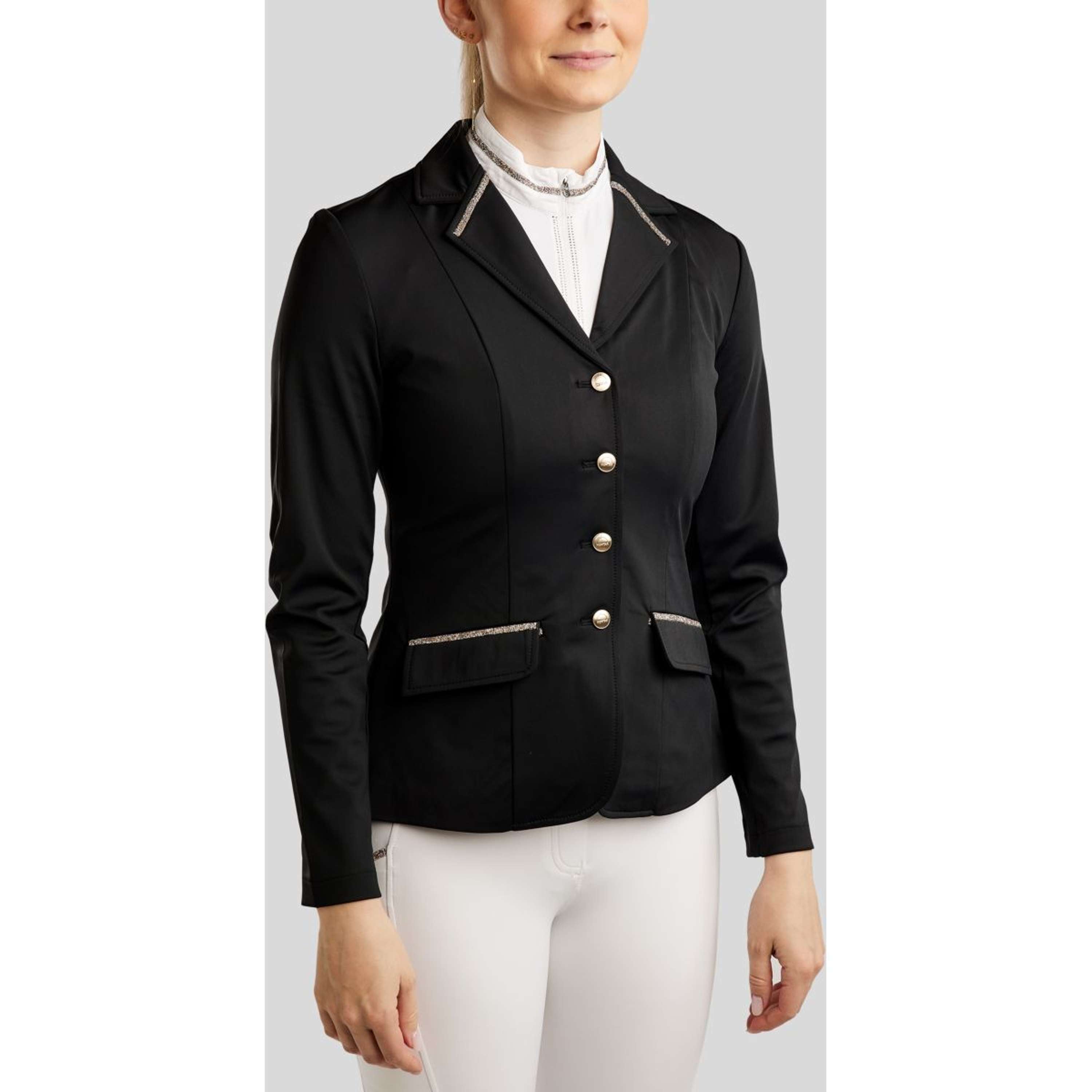 Montar Competition Jacket MoLila Champagne Crystals Black