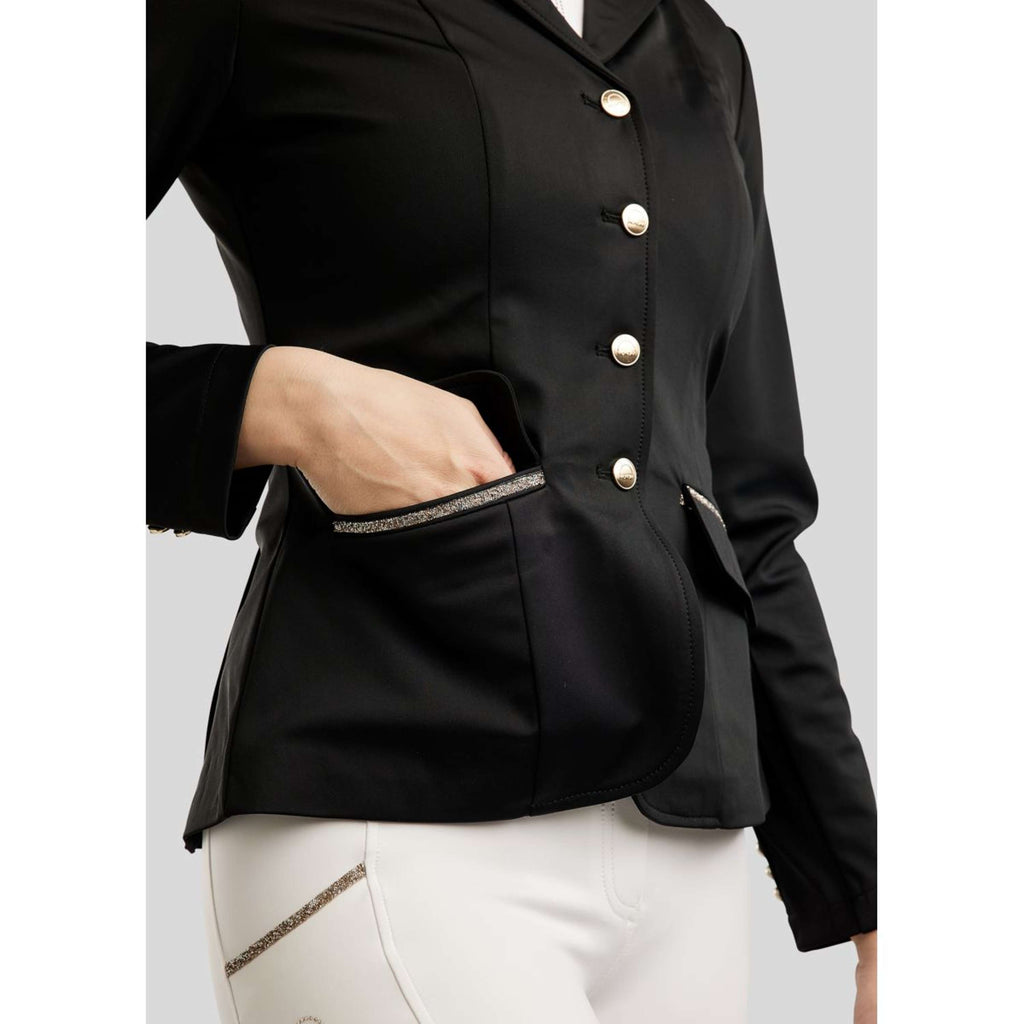 Montar Competition Jacket MoLila Champagne Crystals Black