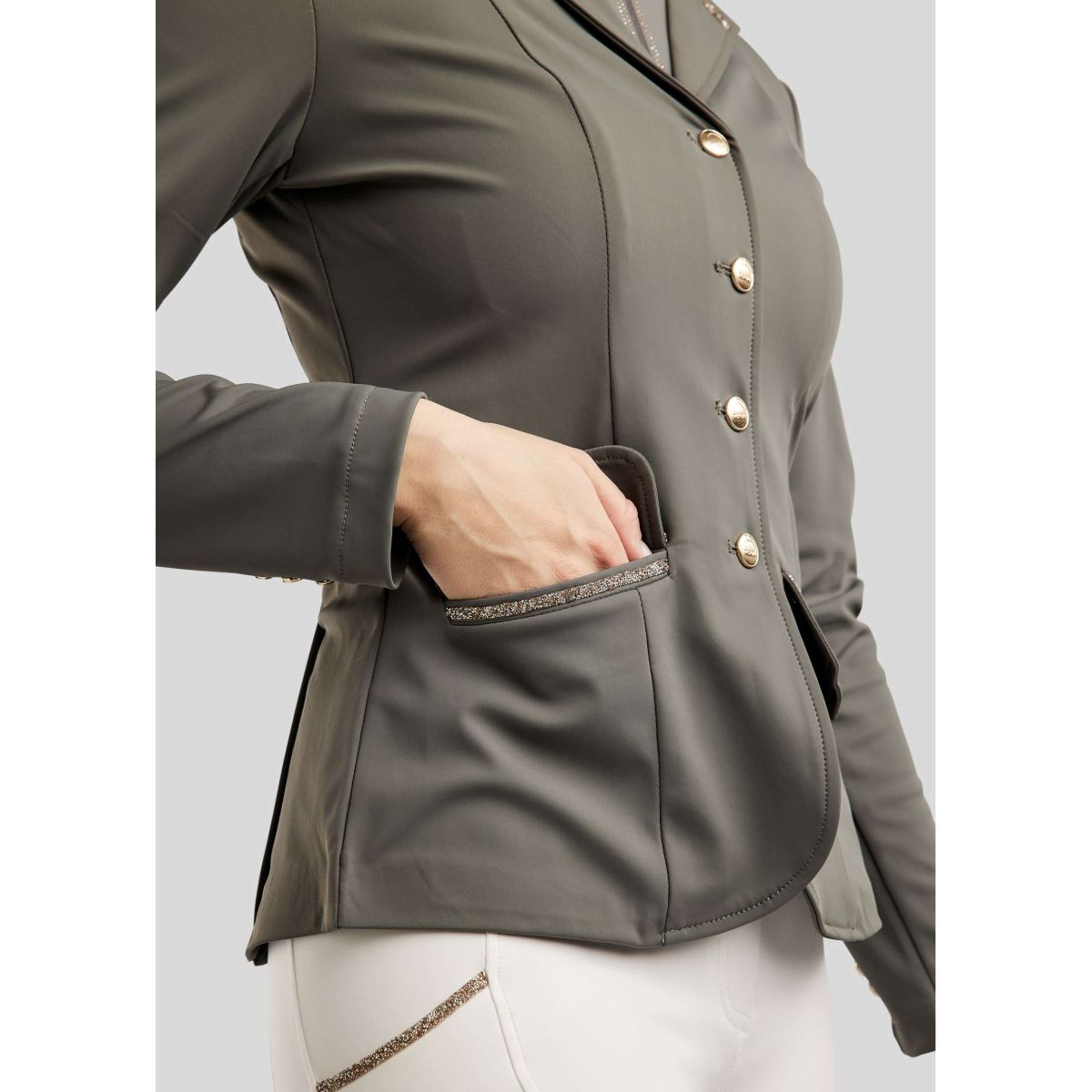 Montar Competition Jacket MoLila Champagne Crystals Grey