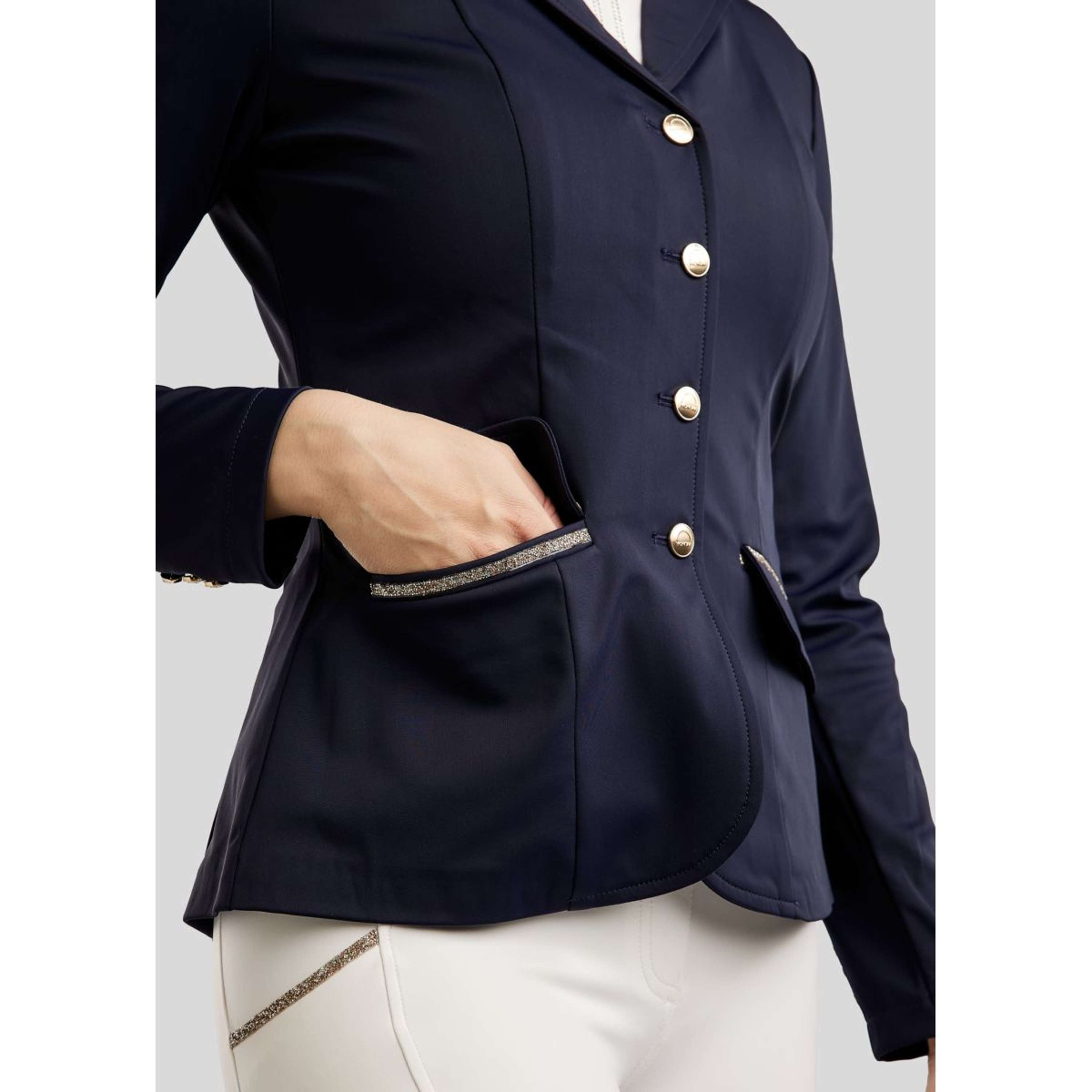 Montar Competition Jacket MoLila Champagne Crystals Navy