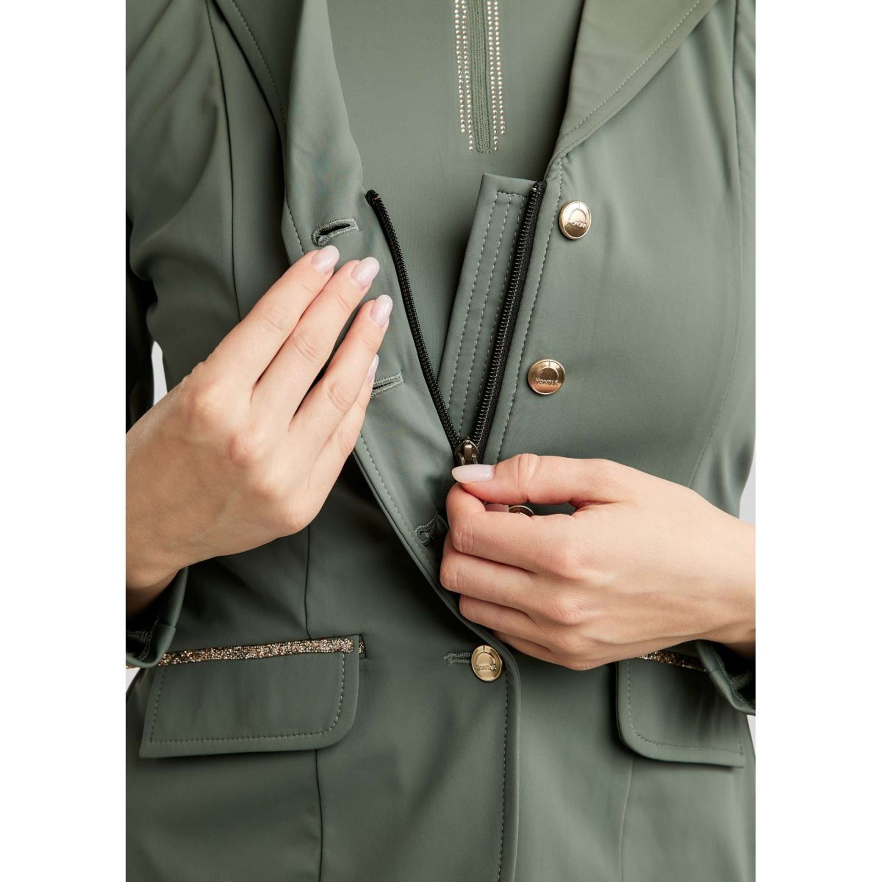 Montar Competition Jacket MoLila Champagne Crystals Jade