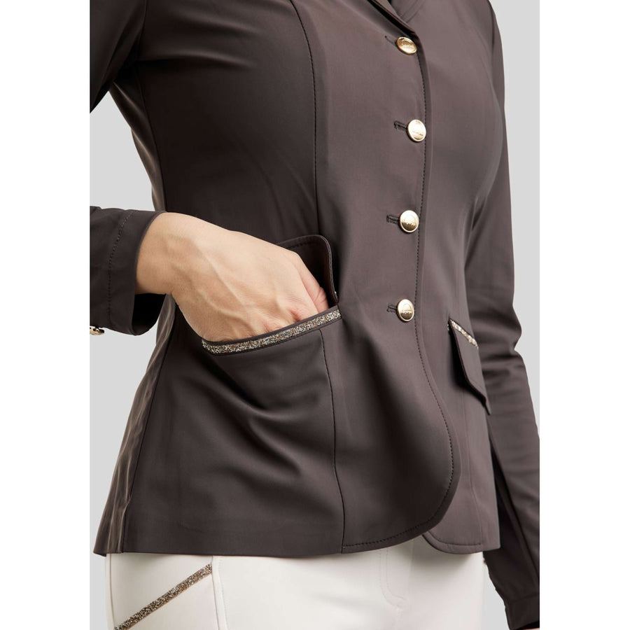 Montar Competition Jacket MoLila Champagne Crystals Slate Grey