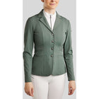 Montar Competition Jacket MoPearl Pintucks Gun Metal Crystals Jade