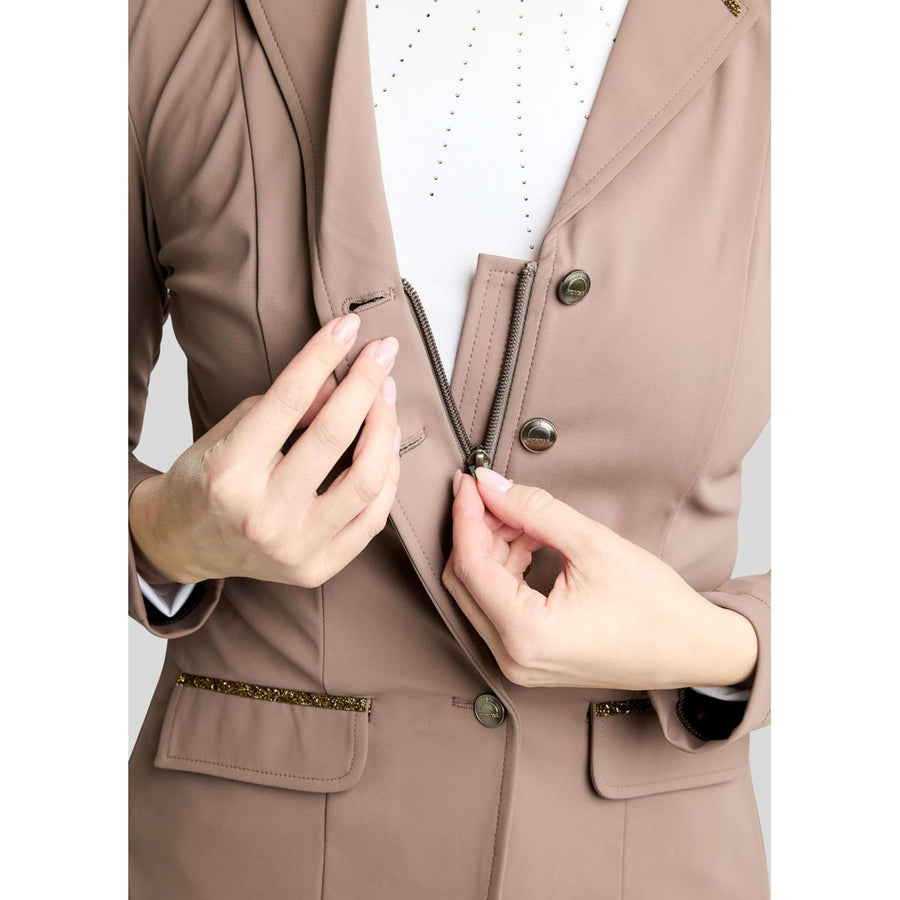 Montar Competition Jacket MoEve Golden Quartz Crystals Nougat Brown